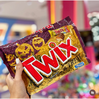 🍫🎃🕸 SOCOLA SỮA NHÂN ĐƯỜNG CARAMEL DẺO CỦA MỸ TWIX OR TREAT HALLOWEEN COOKIE BARS CARAMEL MILK CHOCOLATE GÓI 307G U.S.A🇺🇸 