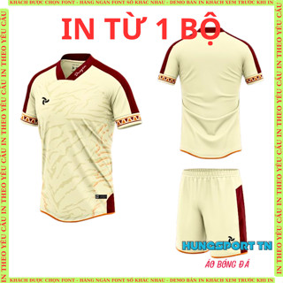 Justplay Dragon 2 Quần áo bóng đá không logo, nhận in tên số theo yêu cầu, in chìm không bong tróc HUNGSPORT TN