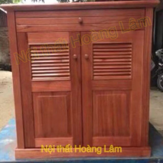 Tủ giầy 2 cánh gỗ xoan rừng