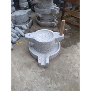 cối đá xay bột đường kính thớt xay 22cm, xay gạo nước, xay các loại đậu, bột lá...