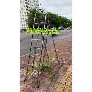 Thang inox 7 bậc gấp gọn