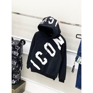 Áo hoodie nỉ, Áo ICON mũ nỉ cotton lót bông, Áo dài tay mũ 2 lớp dày dặn tay bồng siêu hot