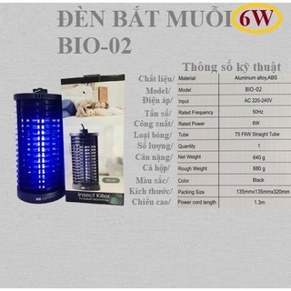 Đèn Bắt Muỗi Diệt Côn Trùng Bio 02