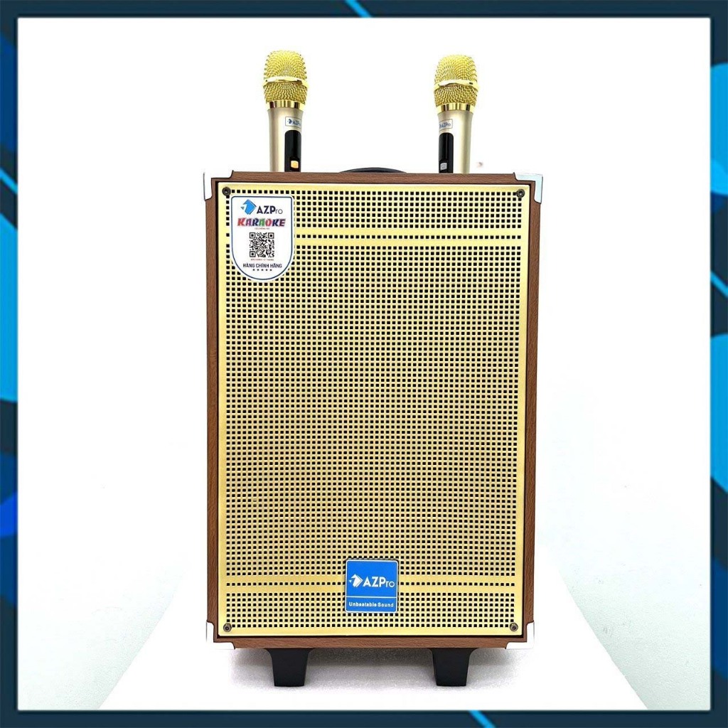 [Bản GOLD 2026] Loa kéo hát karaoke bluetooth AZPRO AZ V11 Bass 25 Loa mini chính hãng tặng 2 micro