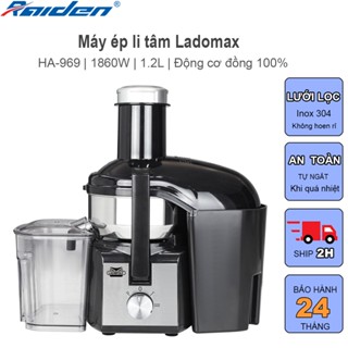 Máy ép li tâm 1860W Ladomax HA-969 chuyên dùng cho quán nước, cửa hàng ép nước số lượng lớn