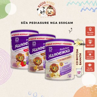 [Hàng Chính Hãng] Sữa Pediasure Nga Vị Vani, Dâu, Socola 850g