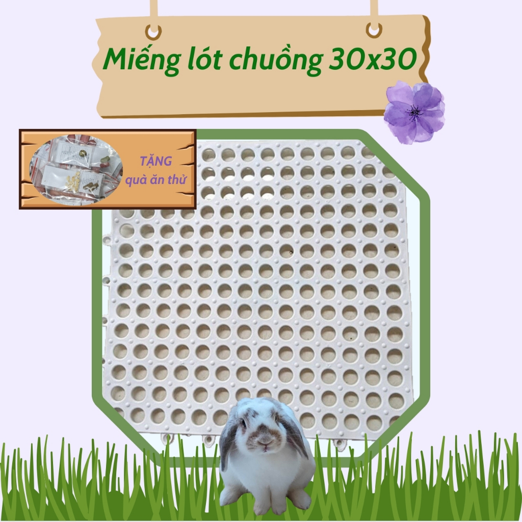 THẢM LỖ LÓT CHUỒNG êm chân, sạch sẽ dành cho sóc/thỏ/bọ/chó mèo