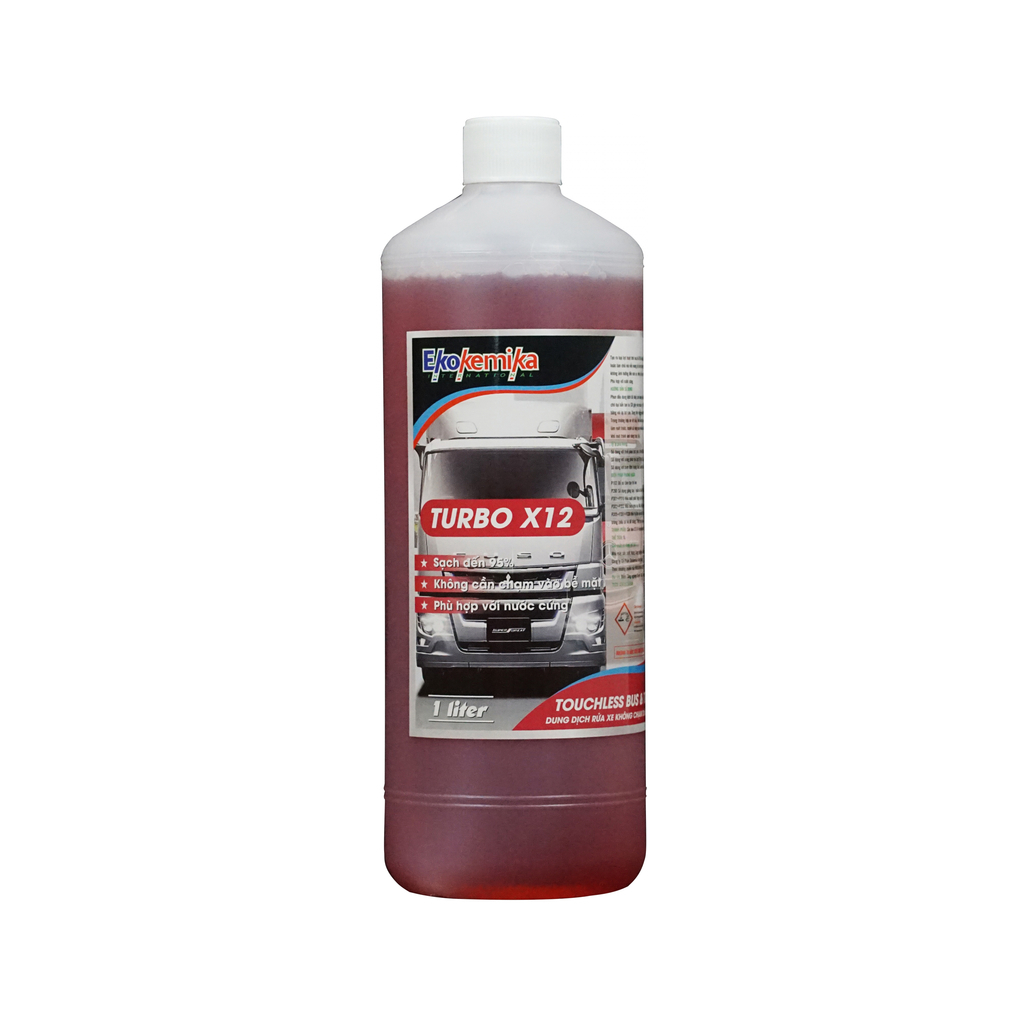 Dung dịch không chạm rửa xe siêu sạch EKOKEMIKA TURBO X12 (1 LÍT)