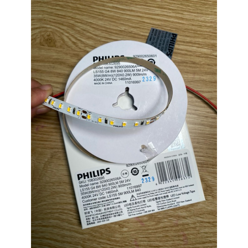 Dây led philips ls155 g4 8w 840 900lm -5m -24v.