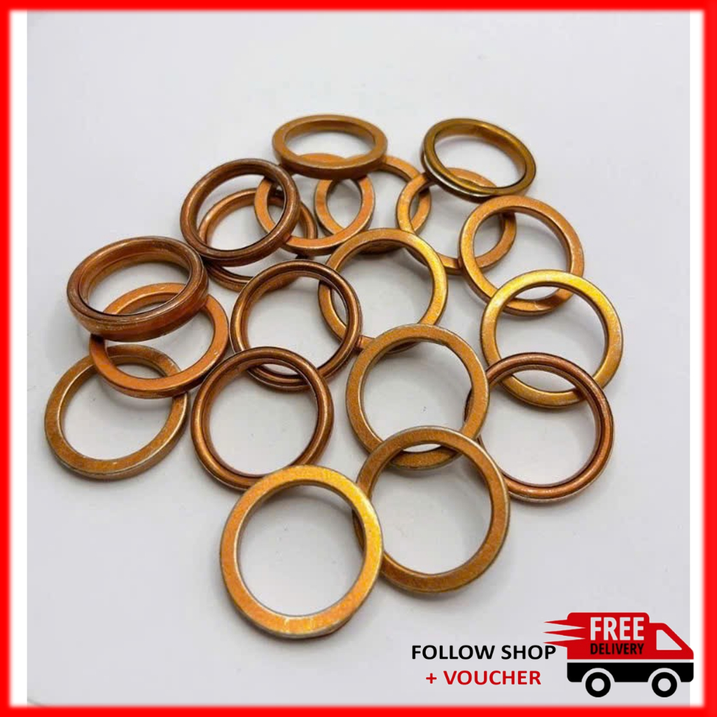 Gioăng đệm cổ pô xe máy - Ron pô dùng cho xe số, xe ga, xe côn Honda, Yamaha - Dream, Wave, Exciter...