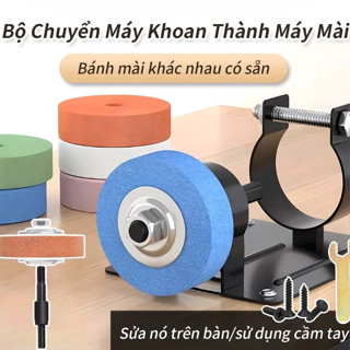 Bàn chuyển máy khoan thành máy mài ,máy đánh bóng chà nhám có đế cố định tiện lợi