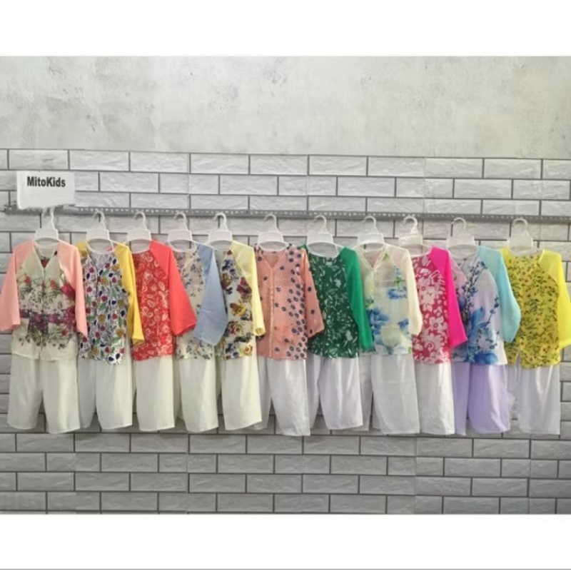 (6-30kg) Bộ bà ba cho bé gái