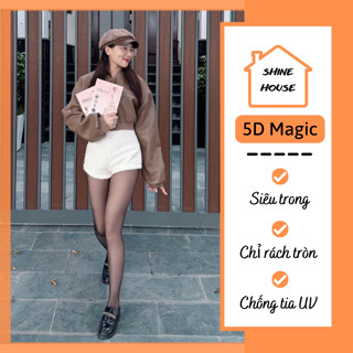 Quần tất 5D Magic Siêu dai, mỏng, trong, chỉ rách tròn, hàng chuẩn hãng Magic