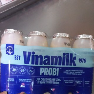 Sữa chua uống men sống Proby 130ml ( lốc 4 hộp)