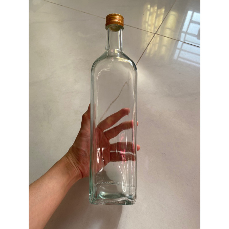 Combo 8 chai thủy tinh vuông 1lit (1000ml)