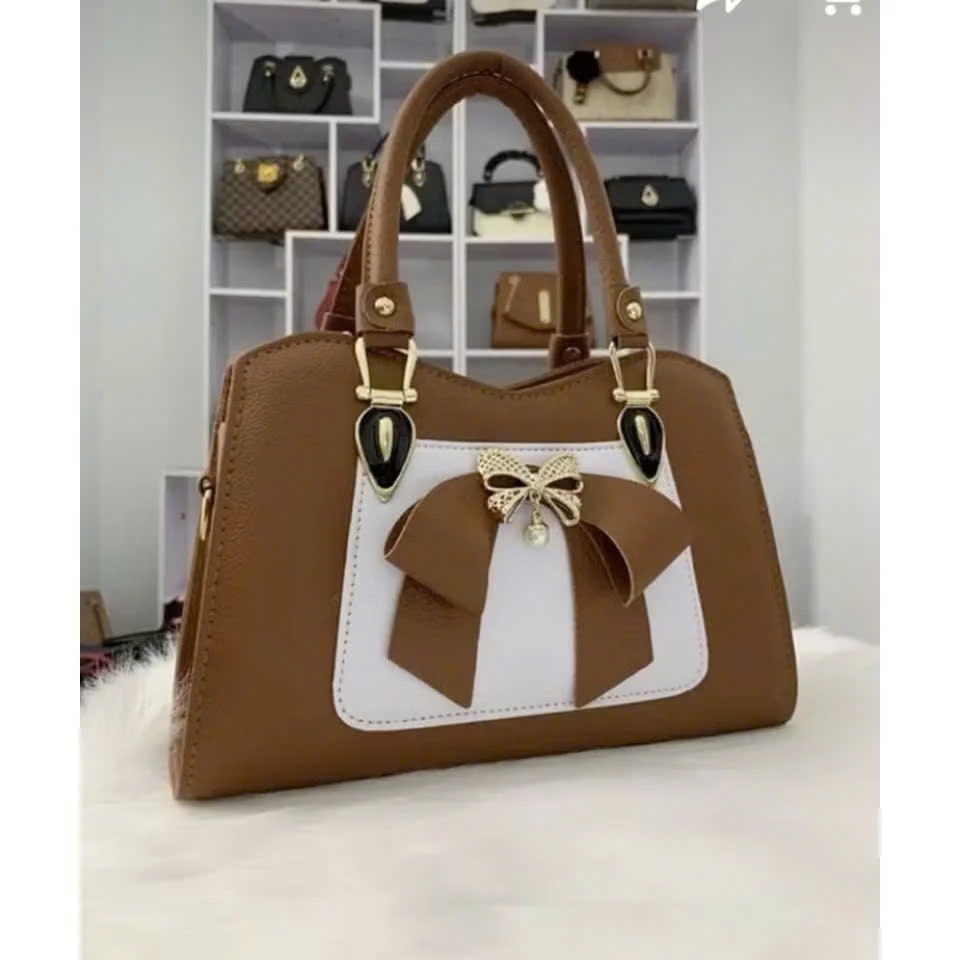 Túi xách nữ túi đeo vai công sở cầm tay đeo chéo thiết kế trẻ trung nơ siêu xinh - DK286 | BigBuy360 - bigbuy360.vn
