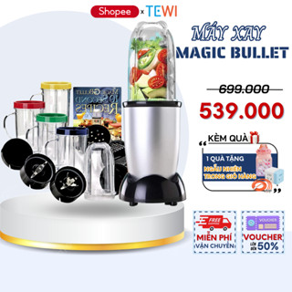 Máy Xay Đa Năng MAGIC BULLET 21 Chính Hãng, Công Suất 200W, Máy Ép Hoa Quả Đa Năng 3 Cối Xay Ép Siêu Tiện Dụng