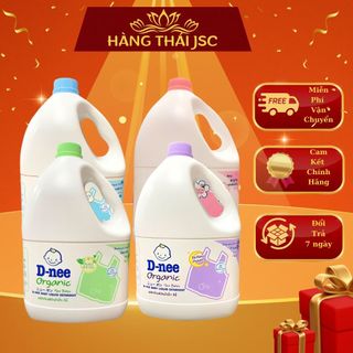  Nước Giặt Dnee Organic 3000ml Chính Hãng Thái Lan Có Tem Đại Thịnh-Nước Giặt Áo Quần Trẻ Em.. . 