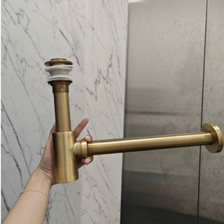  Bộ ống xả thoát nước ống ruột gà chậu Lavabo phong cách cổ điển 