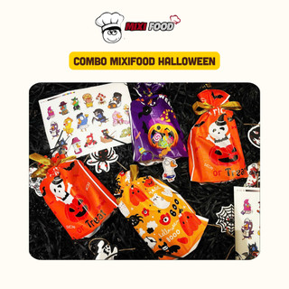  COMBO HALLOWEEN MIXIFOOD 5 món KHÔ GÀ KHÔ HEO CHÁY TỎI BÒ SỢI BÁNH GẤU QUẨY ĐÙI GÀ siêu ngon đảm bảo VS ATTP 