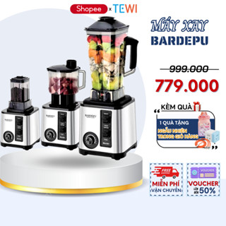 Máy Xay Sinh Tố Công Nghiệp BARDEFU 3 Cối Xay 850W Hàng Chính Hãng, Xay Đa Năng Siêu Khoẻ, Bảo Hành 12 Tháng