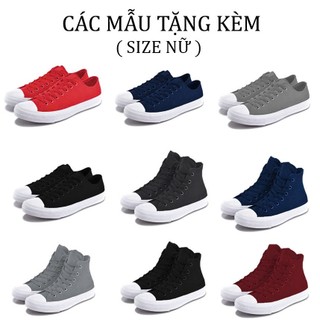 (Tặng Kèm 1 Đôi CK2 Nữ) Giày CV  Cổ Thấp Nam
