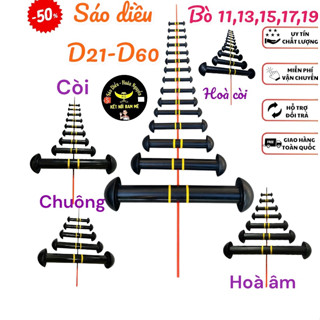Sáo diều full nhựa siêu bền các dòng âm d6 đến d60 chống đâm bổ va đập