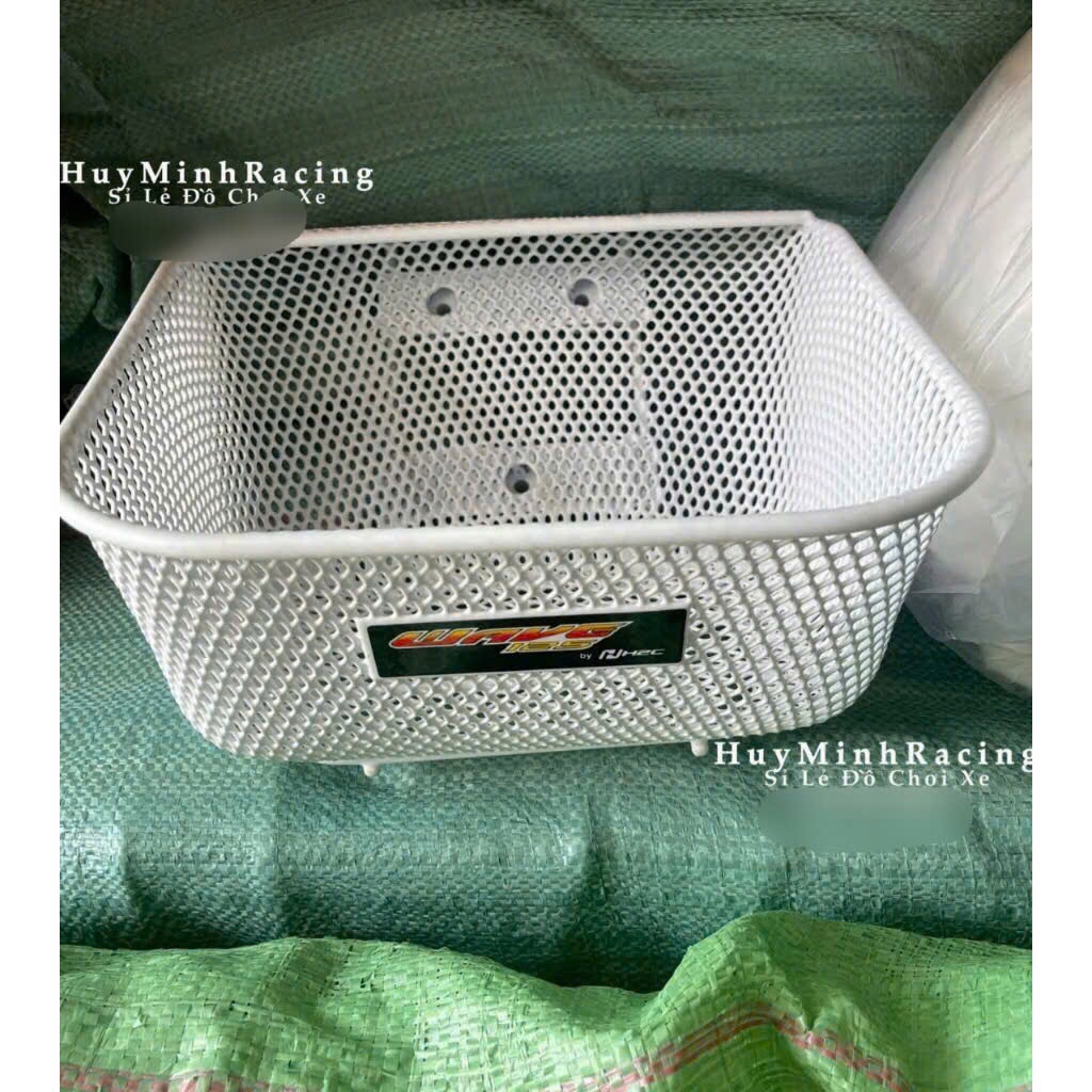 Rổ future 125i màu trắng gắn future neo/ future X/ wave lớn (tặng 3ốc gắn rổ) (2)