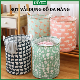 Giỏ đựng quần áo sọt đựng quần áo bẩn đồ chơi trẻ em chống thấm Dotina GDQA05