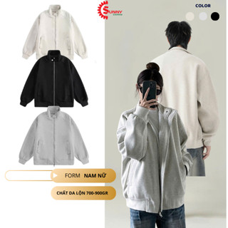 Áo khoác bóng chày Basic chất da lộn cao cấp phù hợp cho cả nam và nữ form chuẩn Hàn Quốc - SNAKA77