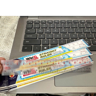 Thước nhựa dẻo thẳng Win 15cm