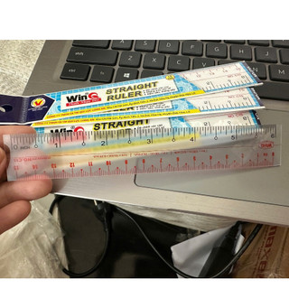 Thước nhựa dẻo thẳng Win 15cm