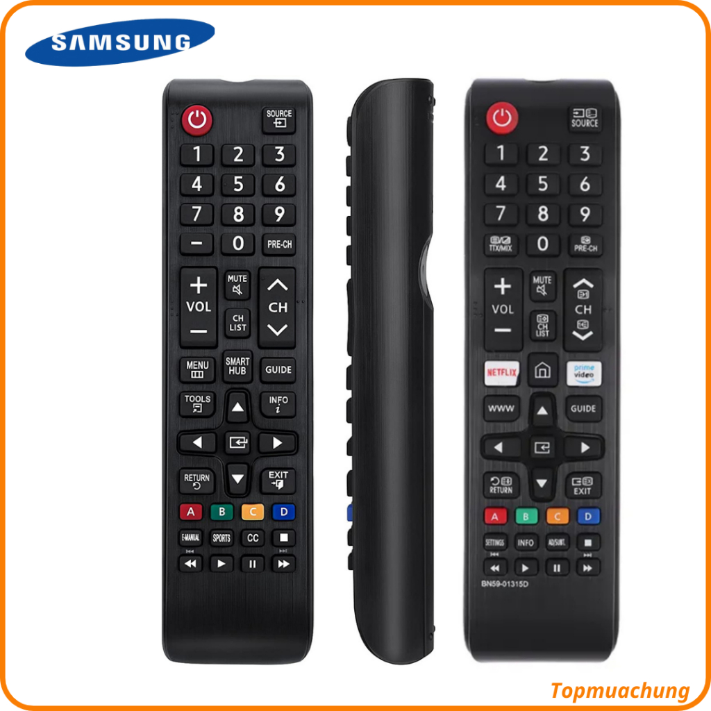 Điều khiển TV Samsung LCD, Led, Smart (Hàng loại 1)