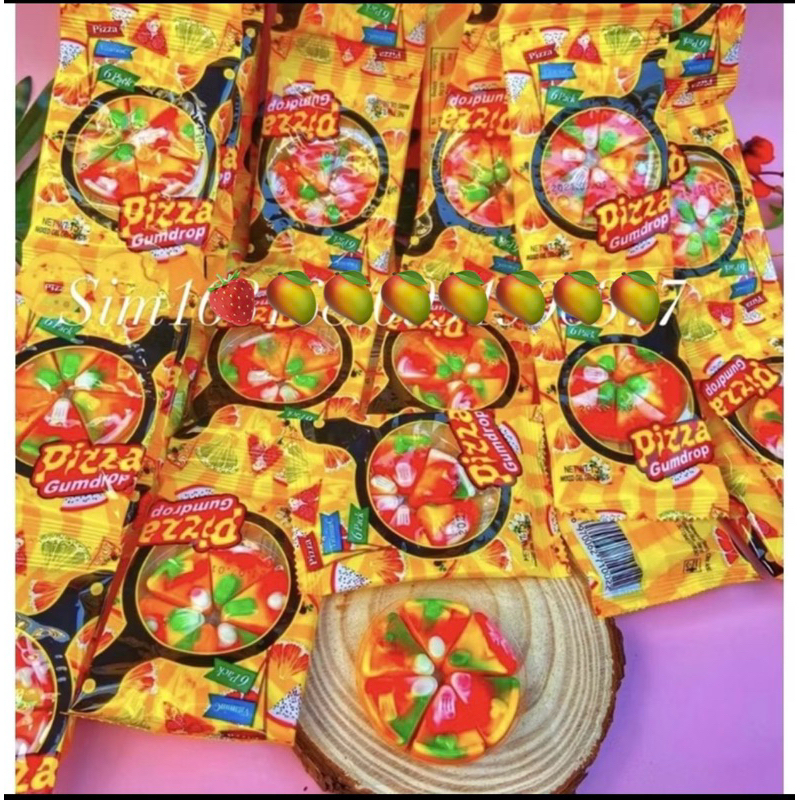 kẹo dẻo piza 3 kẹo