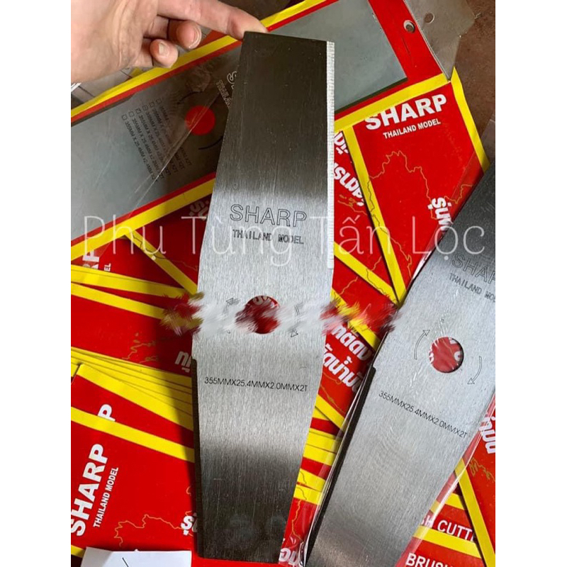 Dao Cắt Cỏ Sharp Vuông - Vát 2li và 2.4li
