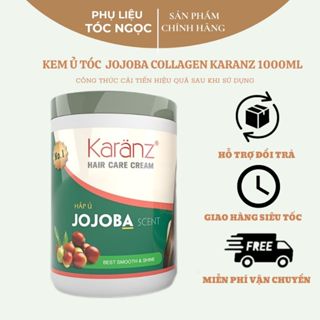  Kem ủ tóc mặt tóc 1000ML jojoba collagen karanz ủ tóc phục hồi hư tổn dưỡng óng ả Giảm gãy rụng 