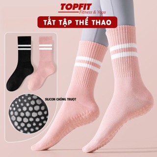 Tất Tập Gym, Yoga Chống Trượt Mềm Mại Thoáng Khí Topbody Topfit- SOCKS03