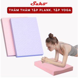 Thảm Tập Yoga Giữ Thăng Bằng, Đệm Tập Plank, Kê Gối Tập Yoga, Gym Tiện Lợi Dày 2-4 Cm TOPBODY SAKO SPORT