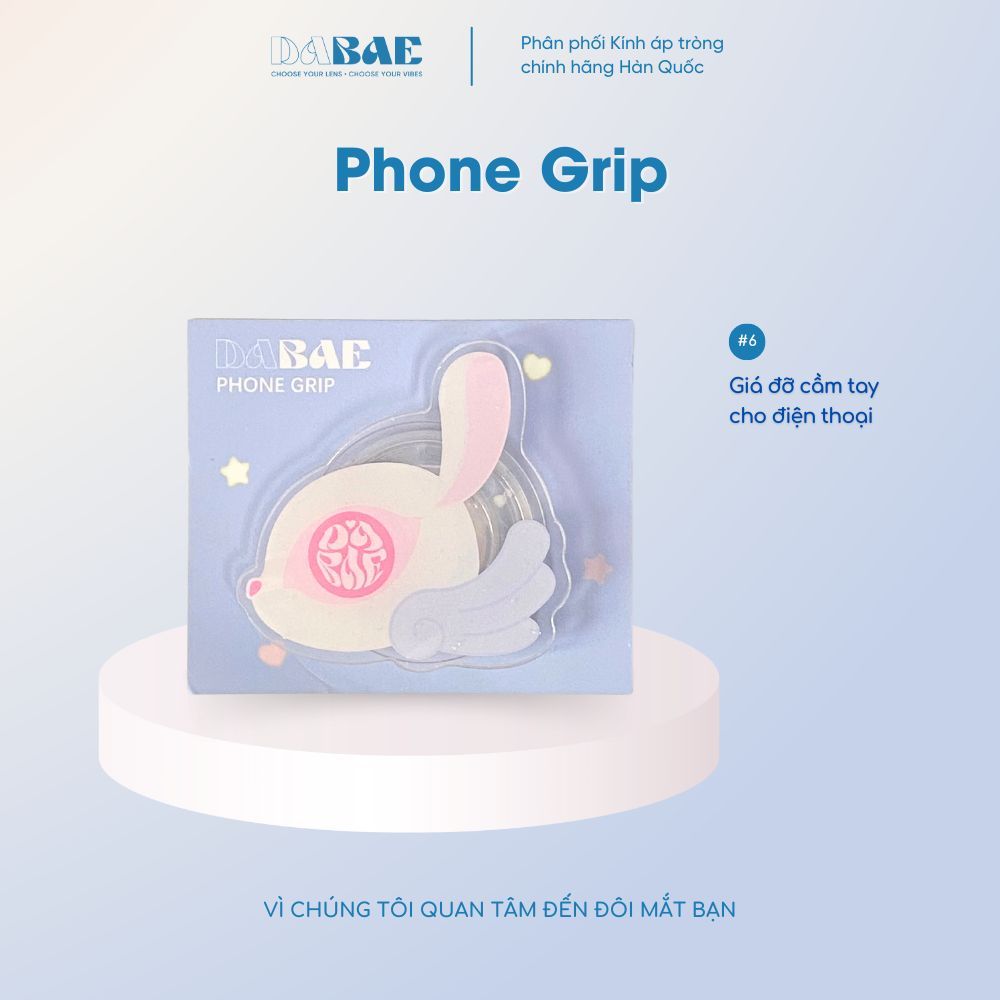 Giá Đỡ Điện Thoại Hình Logo DABAE, Pop Điện Thoại Dễ Thương