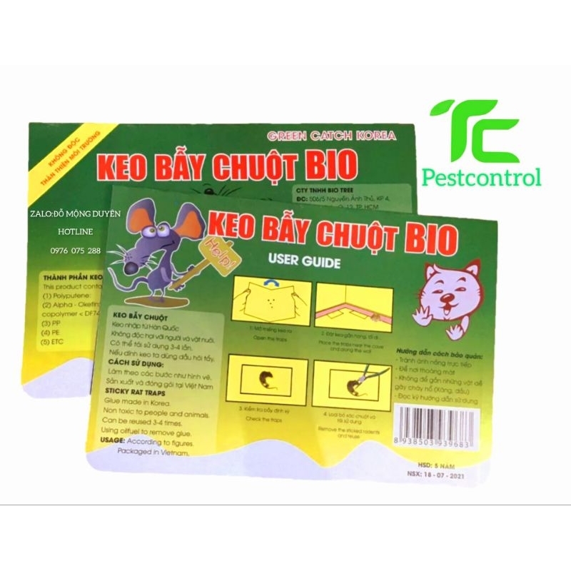 Keo dính chuột-dính ruồi 10miếng