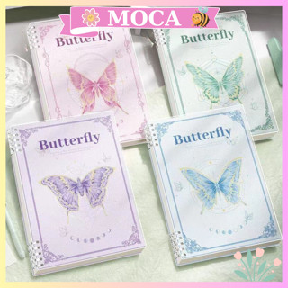 Sổ còng thay được giấy pastel A5 B5 -120 trang kẻ ngang, caro Moca làm vở tập học sinh, planner, sổ ghi chép