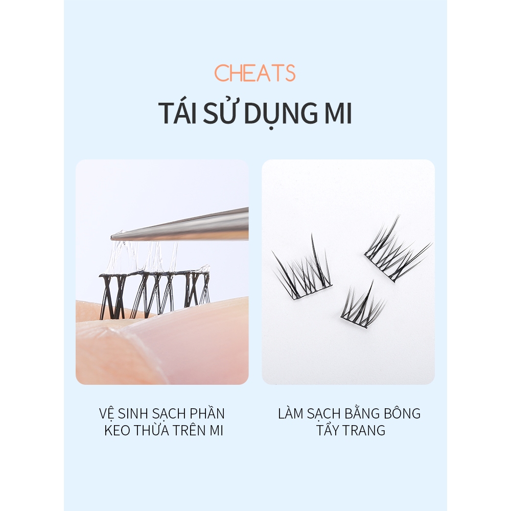 BST GALAXY BOX MLEN DIARY CHÍNH HÃNG-TỔNG HỢP SUN,MOON,STAR Mi Cụm Mềm Mại Giúp Mắt To Có Thể Tái Sử Dụng