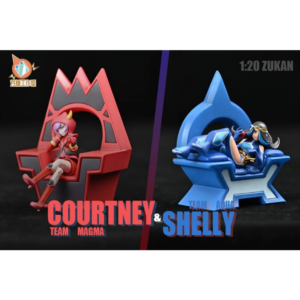 [Pykechu Shop] Mô hình Pokemon -Courtney & Shelly -  Resin figure - studio Sugar Cube (Fangtang) - 1
