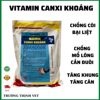 Vitamin khoáng 1kg trộn thức ăn, tăng khung, ra lông, chống bại liệt, mổ lông, căn đuôi gà, vịt,heo