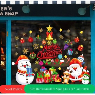 Decal trang trí tết giáng sinh,Tranh decal noel PA57