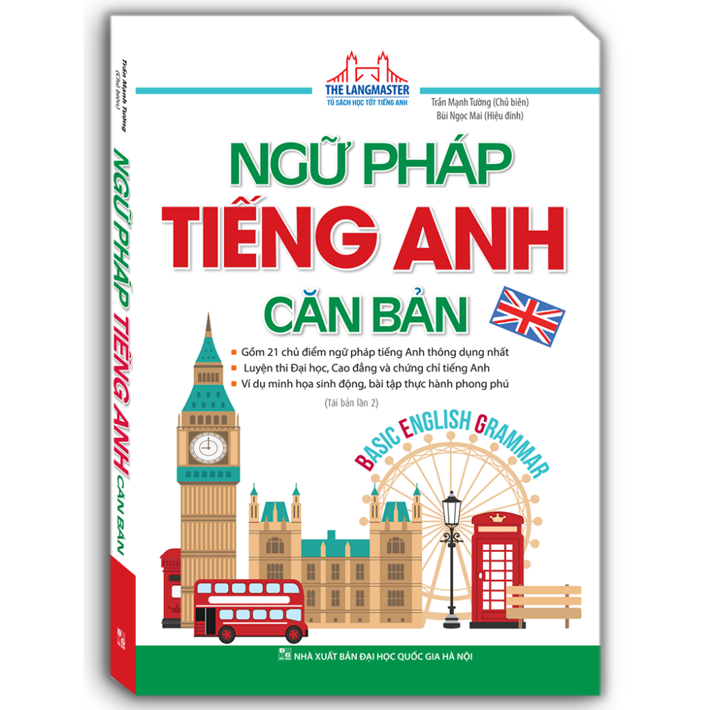 Sách - The Langmaster - Ngữ pháp tiếng Anh căn bản (Tái bản )
