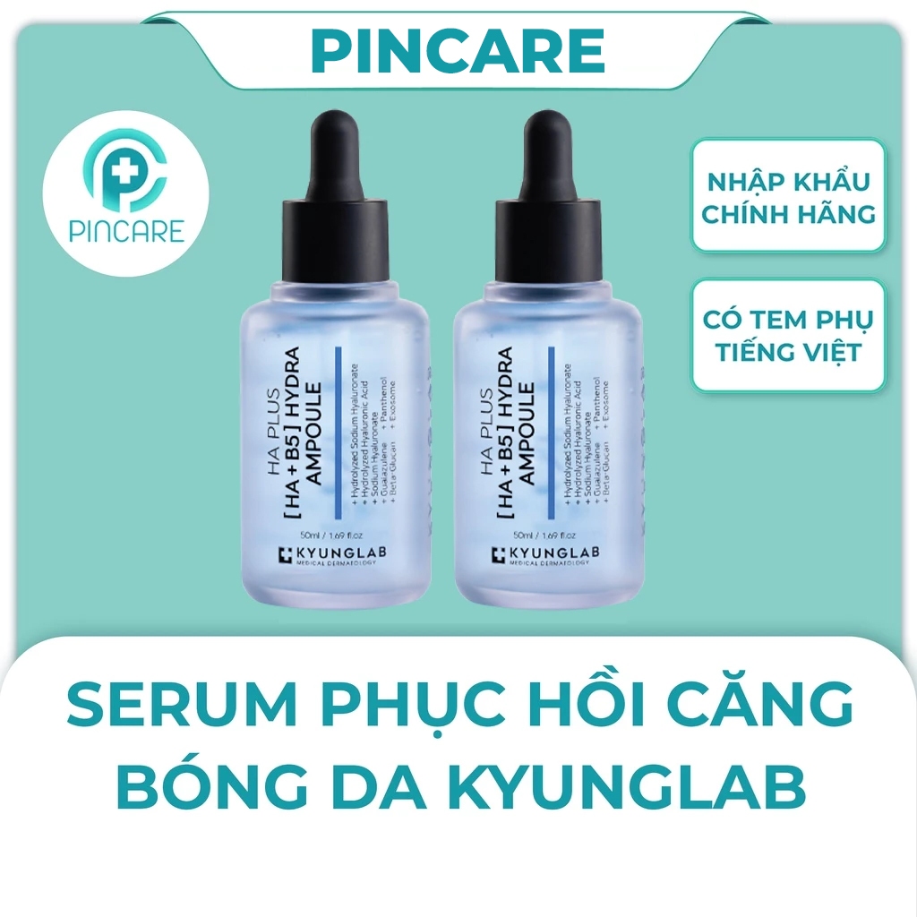 Serum phục hồi căng bóng da KYUNGLAB Ha Plus Hydra Ampoule - Hàng chính hãng-PINCARE Health & Beauty