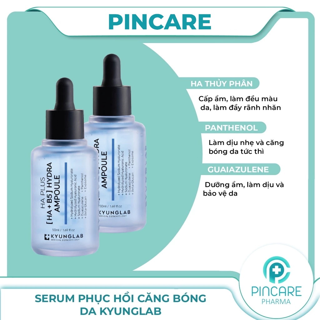 Serum phục hồi căng bóng da KYUNGLAB Ha Plus Hydra Ampoule - Hàng chính hãng-PINCARE Health & Beauty