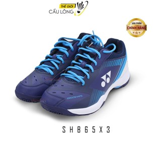  Giày cầu lông Yonex SHB 65X3EX Xanh Navy chính hãng - Đệm êm bám sân vượt trội tối ưu di chuyển 