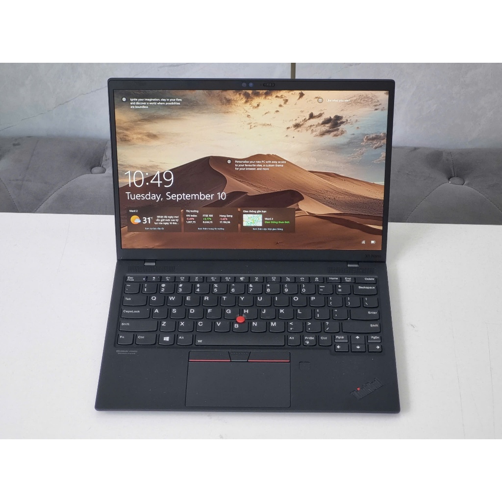 Laptop ThinkPad X1 Nano Gen 1 i7-1160G7 l RAM 16G l SSD 256G l Màn 13,5" 2K QHD